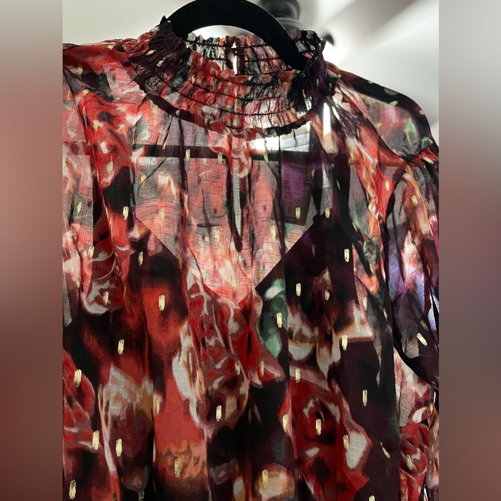 NWT Torrid Chiffon Midi Dress - Picture 3 of 8